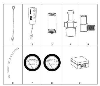 Engine Group - Tool Kit And Accessories Diagram and Parts List for 076071-0  Briggs and Stratton Generator